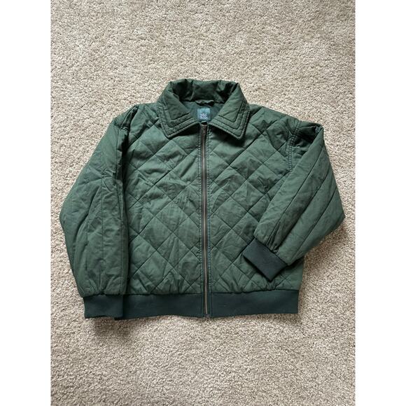 Wild Fable Green Quilted Zip Up Jacket Coat - Picture 3 of 8